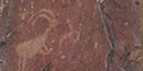 Petroglyph of Big Horn at Buffalo Eddy, a site of Nez Perce National Historical Park